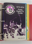 Lot of (10) 1973-74 WHA Hockey Media Guides