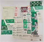 Large Collection 1973 WHA Ephemera - Saints, Golden Blades, Jets, Aeros, Oilers, Whalers, Crusaders, Nordiques, Toros, Blazers