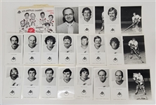 Large Collection 1973 WHA Ephemera - Saints, Golden Blades, Jets, Aeros, Oilers, Whalers, Crusaders, Nordiques, Toros, Blazers