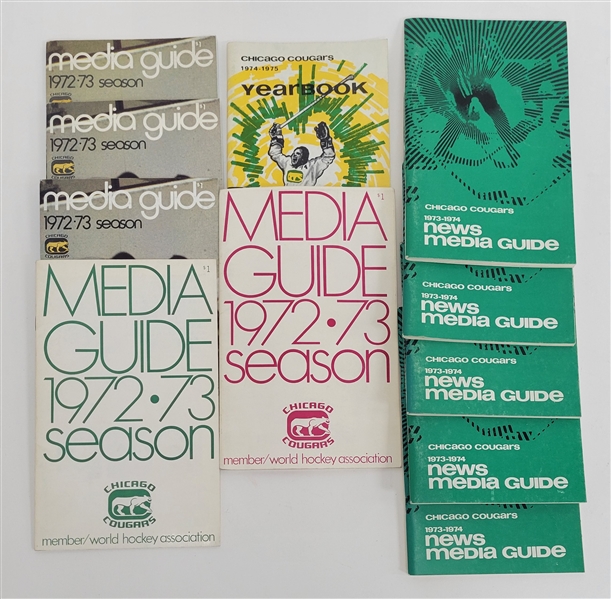 Collection of Early 1970s Hockey Magazines & Programs
