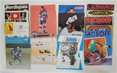 Collection of 1972-1974 WHA Hockey Media Guides
