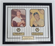 Roger Maris & Mickey Mantle Autographed & Inscribed Framed Photo Display w/ Beckett LOAs