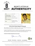 Roger Maris & Mickey Mantle Autographed & Inscribed Framed Photo Display w/ Beckett LOA's