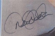 Derek Jeter Autographed & Framed Artwork w/ Beckett LOA