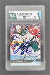 Joel Eriksson Ek Autographed 2016-17 Upper Deck Young Guns Rookie Card HGA 9