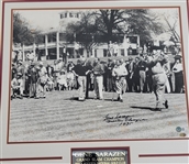 Gene Sarazen 1935 Grand Slam Augusta Champion Autographed & Inscribed Matted 16x20 Photo Beckett