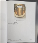 Mean Joe Greene 1974 Pittsburgh Steelers Super Bowl IX Super Bowl Championship 10K Gold & Diamond Ring w/ Original Wood Presentation Box, Letter of Provenance & Appraisal