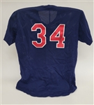 Kirby Puckett 1990 Minnesota Twins Game Used & Autographed BP Jersey w/ Beckett LOA