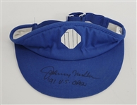Johnny Miller Autographed & Inscribed Visor Beckett