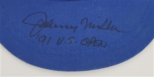 Johnny Miller Autographed & Inscribed Visor Beckett