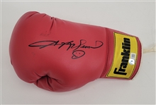 Lot of 2 Sugar Ray Leonard Autographed Franklin Boxing Gloves Beckett