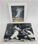 Harmon Killebrew Lot of 2 - Matted 11x14 Lithograph & Autographed 16x20 Canvas Beckett