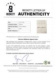 Harmon Killebrew Collection w/ 6 Autographed Items Beckett w/Signed Contract & Signed/Inscribed Stand Up