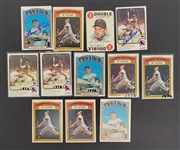 Lot of 12 Harmon Killebrew Cards - 4 Autographed Beckett