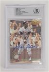 Hank Aaron Autographed 1994 Ted Williams 500 Club LE #288/755 Baseball Card Slabbed Beckett