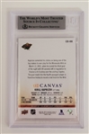 Kirill Kaprizov Autographed & Inscribed 2020-21 UD Clear Cut Canvas Rookie Debuts #CDKK Card Slabbed Beckett