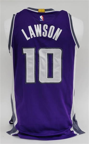 Ty Lawson 2016-17 Sacramento Kings Game Used Jersey Photo Matched w/ Dave Miedema LOA