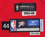 Allen Iverson 2003-04 Philadelphia 76ers HWC Game Used Jersey w/ Dave Miedema LOA