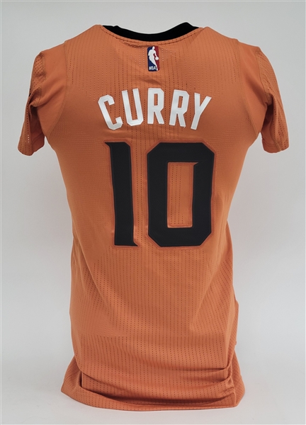 Seth Curry 2014-15 Phoenix Suns Game Issued Jersey w/ Dave Miedema LOA