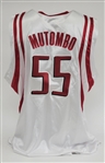 Dikembe Mutombo 2007-08 Houston Rockets Game Used Jersey w/ Dave Miedema LOA