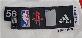 Dikembe Mutombo 2007-08 Houston Rockets Game Used Jersey w/ Dave Miedema LOA