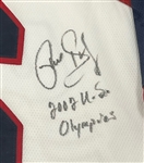 Phil Housley Autographed & Inscribed Framed Team USA Olympic Hockey Jersey