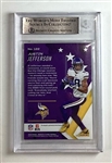 2020 Rookies & Stars Justin Jefferson Signed Auto Card Beckett Slabbed