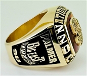 Syracuse Orangemen 2003 NCAA “National Champions” 10K Gold Basketball Ring