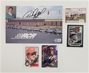 Lot of 2 Richard Childress Autographed Cards & Autographed Photo Beckett