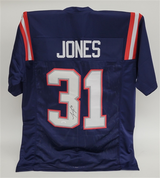 Jonathan Jones Autographed Custom Jersey JSA