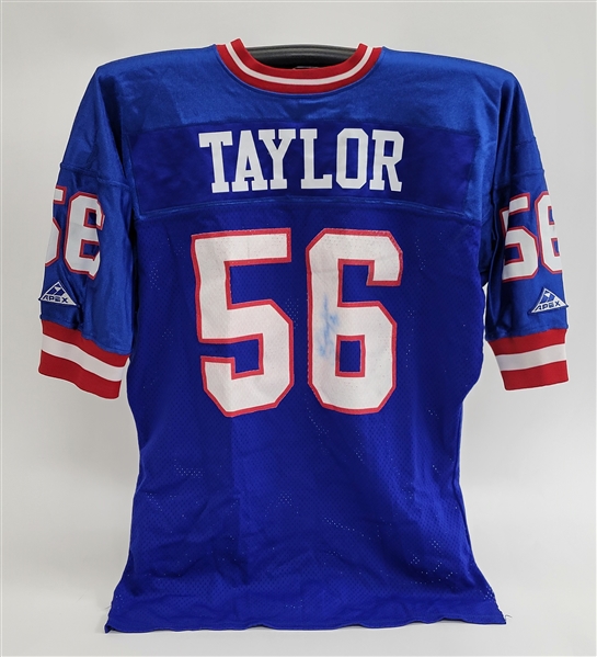 Lawrence Taylor 1992 New York Giants Game Used Jersey w/ Dave Miedema LOA