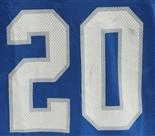 Barry Sanders 1992 Detroit Lions Game Used Jersey w/ Dave Miedema LOA