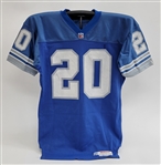 Barry Sanders 1992 Detroit Lions Game Used Jersey w/ Dave Miedema LOA