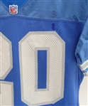 Barry Sanders 1992 Detroit Lions Game Used Jersey w/ Dave Miedema LOA