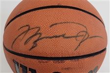 Michael Jordan Autographed Wilson Basketball UDA & Beckett LOA