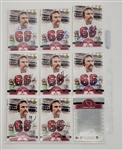 Lot of 17 Conrad Dobler Autographed Football Cards