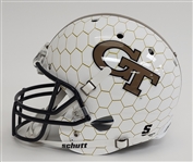 Calvin Johnson Autographed Georgia Tech Full Size Replica Helmet JSA