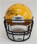Justin Herbert Autographed Oregon Ducks Full Size Replica Helmet Beckett
