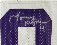 Tommy Kramer 1985 Minnesota Vikings Game Issued & Autographed Jersey w/ Dave Miedema LOA & Beckett