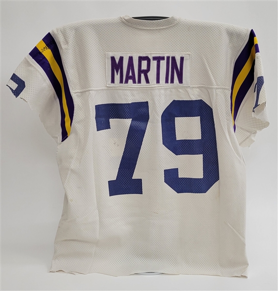 Doug Martin 1980s Minnesota Vikings Game Used Jersey