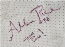 Allen Rice Minnesota Vikings Game Used & Autographed Jersey