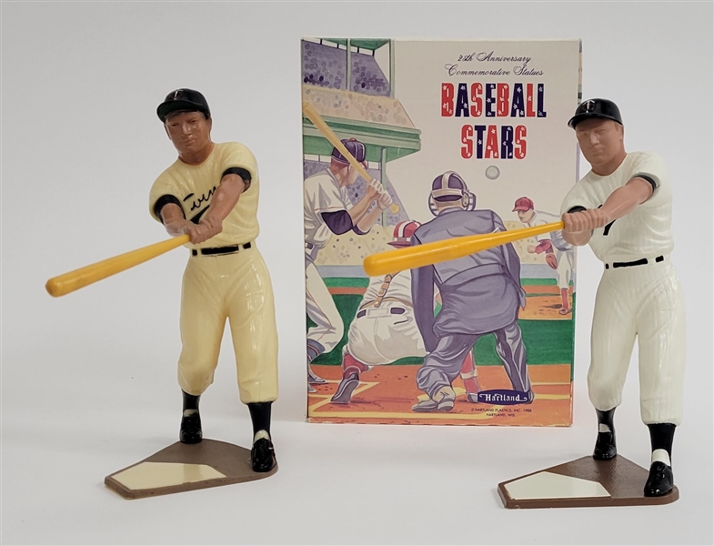 Harmon Killebrew Original 1950s Hartland Figure & 25th Anniversary Hartland Figure *Both Have Original Bats*