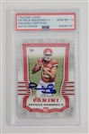 Patrick Mahomes Autographed 2017 Panini #104 Rookie Card PSA 10