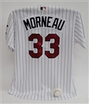 Justin Morneau Authentic Minnesota Twins Jersey & Autographed 2008 ASG Baseball w/ Beckett LOA