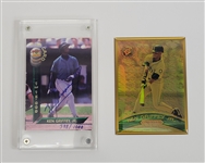 Lot of 2 Ken Griffey Jr. Cards w/ Signature Rookies Card