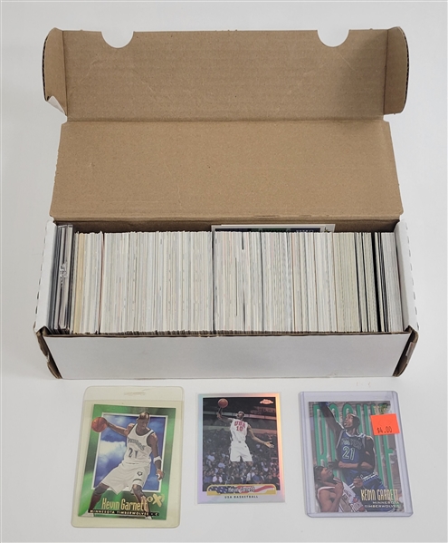 Extensive Kevin Garnett Card Collection