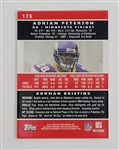 2007 Bowman Gold Football Partial Card Set w/ Peterson Rookie