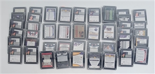 Large Collection of Minnesota Sports Cards in Screw Down Protectors