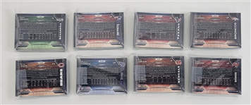 Lot of (12) 2015 Topps Chrome Football Card Sets