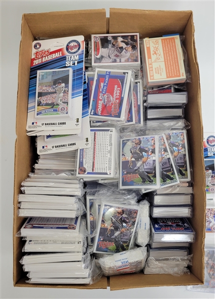 Extensive Minnesota Twins Card Collection w/ Team Sets, Rookies, Etc.